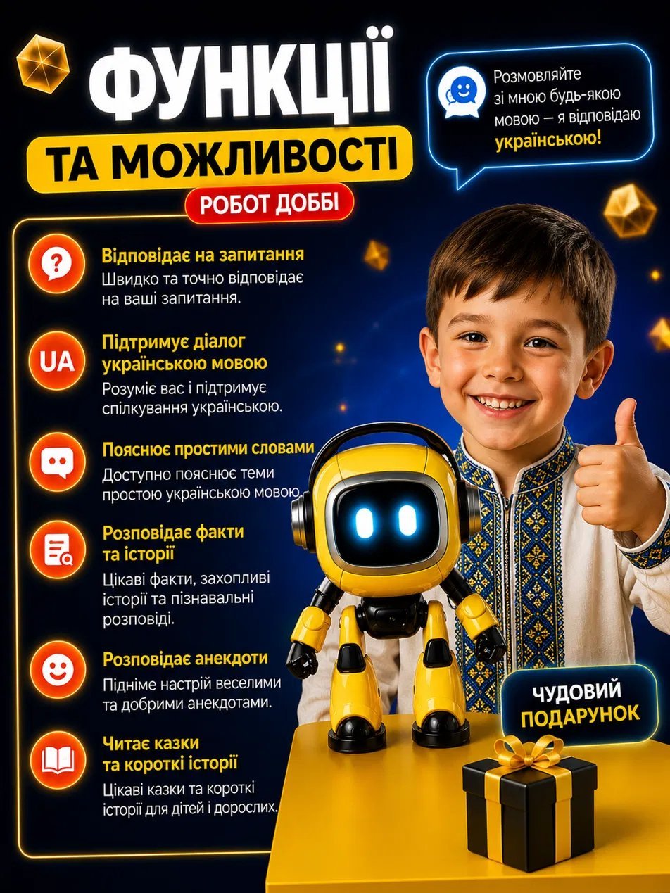 Функції та можливості робота Доббі